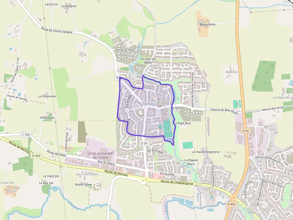 Maison 107 m² quatre pièces à vendre à Domloup