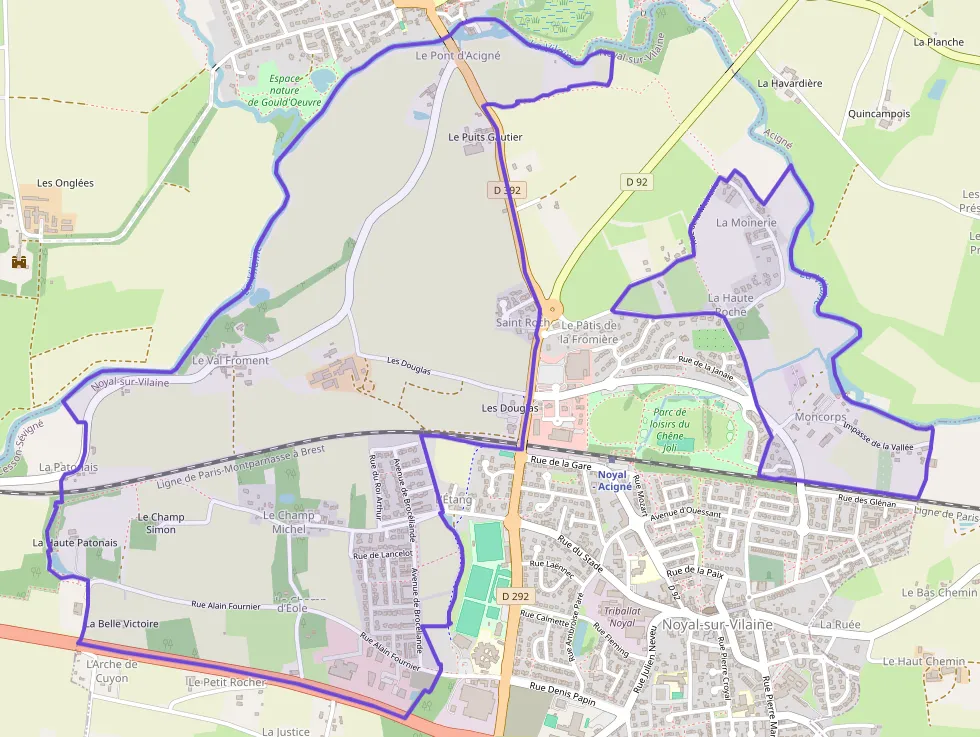 Maison 87 m² quatre pièces à vendre à Noyal-sur-Vilaine