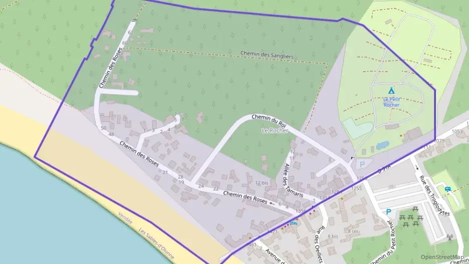 Maison 52 m² trois pièces à vendre à Longeville-sur-Mer