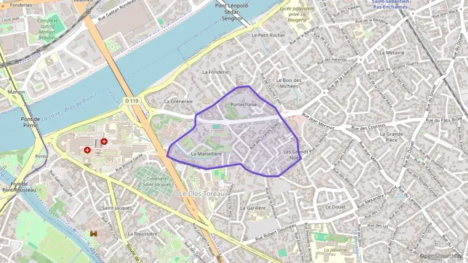 Maison 102 m² cinq pièces à vendre à Saint-Sébastien-sur-Loire