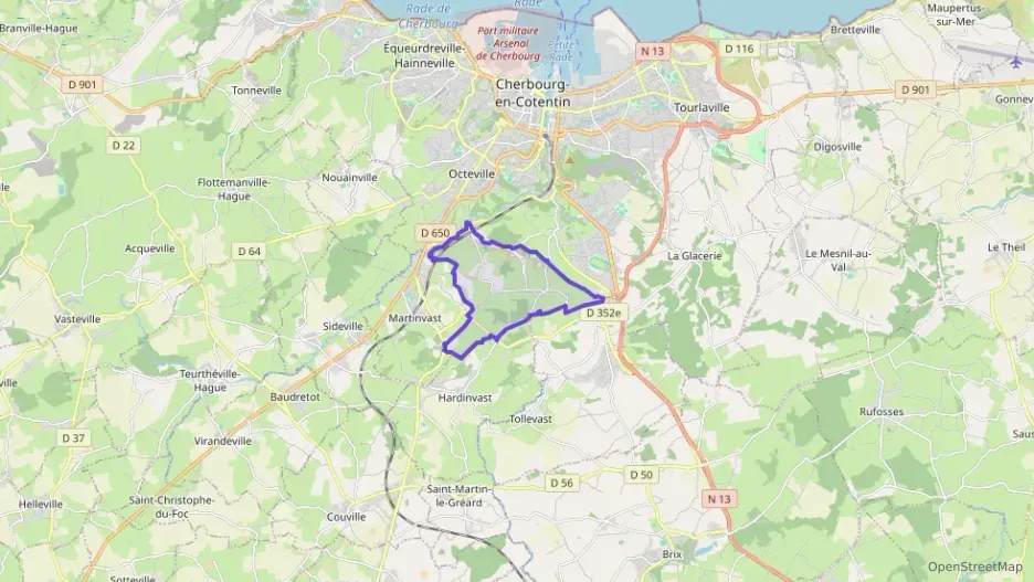 Maison 96 m² quatre pièces à vendre à Martinvast