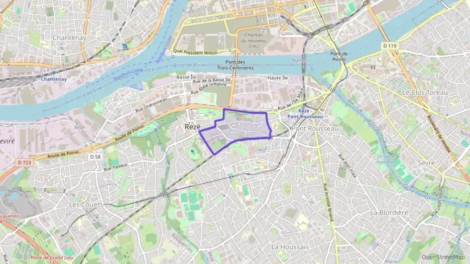 Maison 64 m² quatre pièces à vendre à Rezé