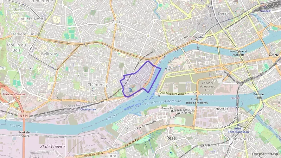 Maison 90 m² cinq pièces à vendre à Nantes Maison 90 m² cinq pièces à vendre à Nantes