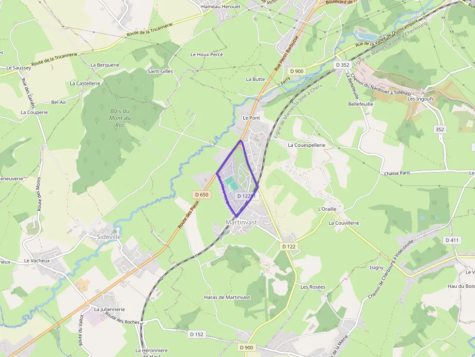 Maison 97 m² quatre pièces à vendre à Martinvast