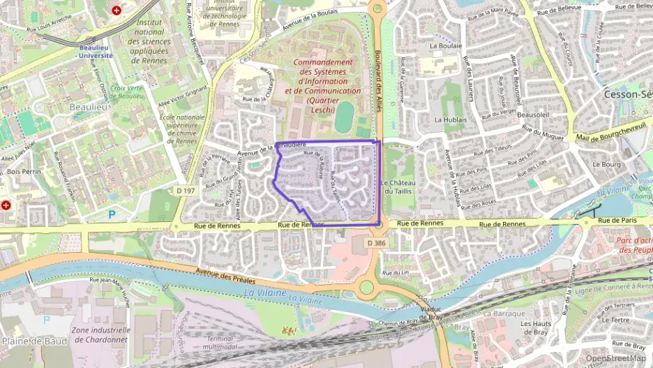 Maison 104 m² quatre pièces à vendre à Cesson-Sévigné Maison 104 m² quatre pièces à vendre à Cesson-Sévigné