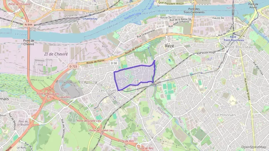 Maison 90 m² quatre pièces à vendre à Bouguenais
