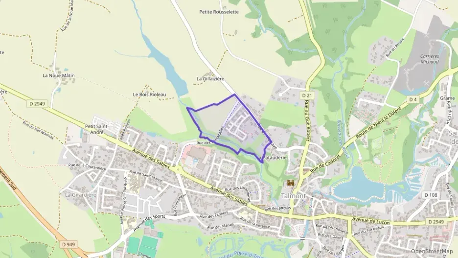 Maison 87 m² quatre pièces à vendre à Talmont-Saint-Hilaire