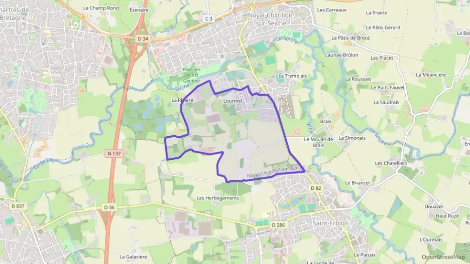 Maison 107 m² cinq pièces à vendre à Noyal-Châtillon-sur-Seiche Maison 107 m² cinq pièces à vendre à Noyal-Châtillon-sur-Seiche