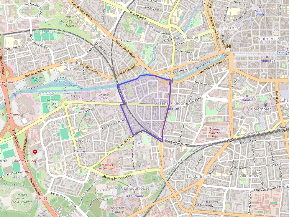 Maison 76 m² quatre pièces à vendre à Rennes