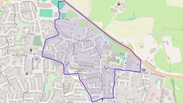 Maison 90 m² quatre pièces à vendre à Chartres-de-Bretagne