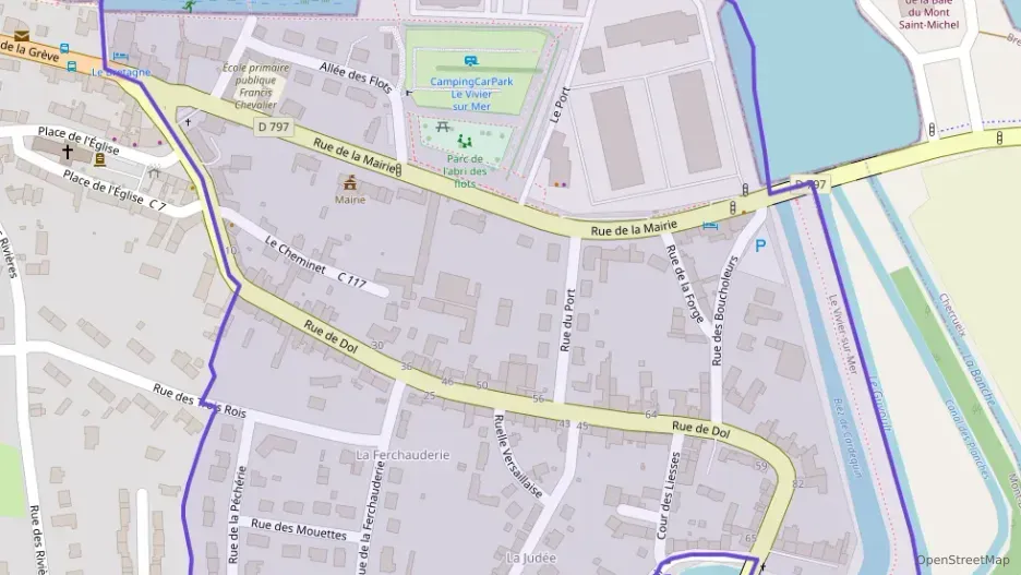 Maison 80 m² quatre pièces à vendre à Le Vivier-sur-Mer