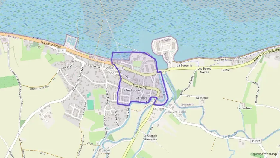 Maison 80 m² quatre pièces à vendre à Le Vivier-sur-Mer