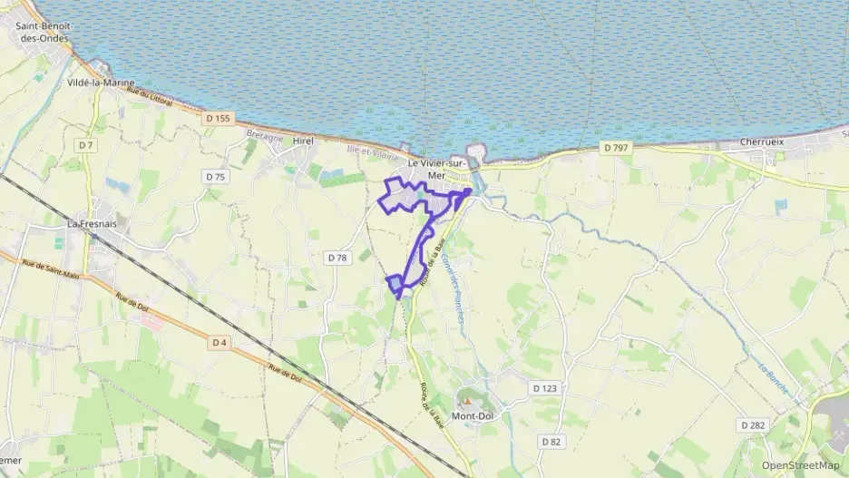 Maison 96 m² cinq pièces à vendre à Le Vivier-sur-Mer