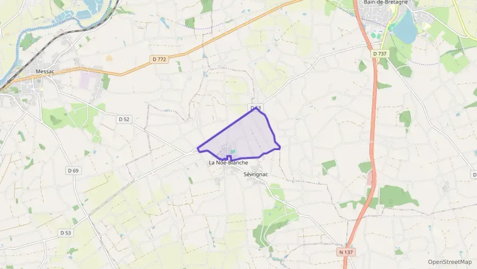 Maison 71 m² trois pièces à vendre à La Noë-Blanche