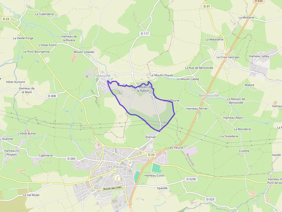 Maison 93 m² trois pièces à vendre à Tréauville