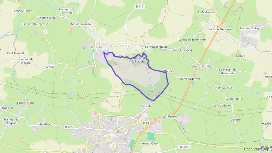 Maison 93 m² trois pièces à vendre à Tréauville