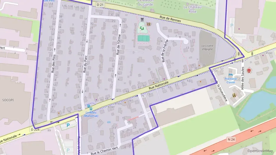 Maison 87 m² quatre pièces à vendre à Le Rheu
