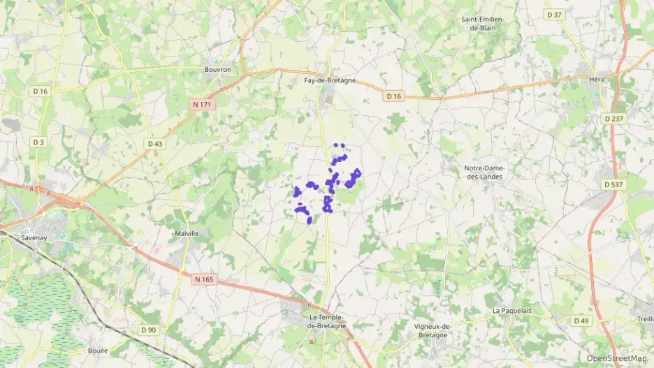 Maison 113 m² cinq pièces à vendre à Fay-de-Bretagne Maison 113 m² cinq pièces à vendre à Fay-de-Bretagne