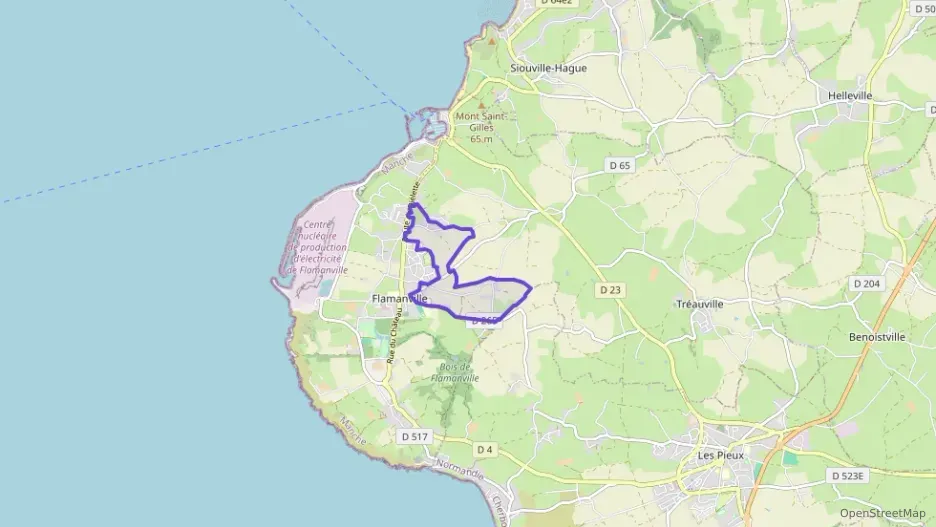 Maison 106 m² quatre pièces à vendre à Flamanville Maison 106 m² quatre pièces à vendre à Flamanville