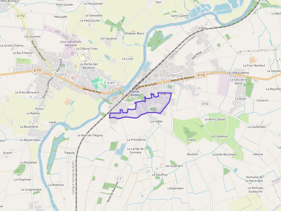 Maison 87 m² quatre pièces à vendre à Guipry-Messac