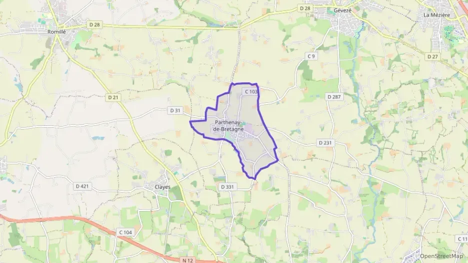 Maison 114 m² cinq pièces à vendre à Parthenay-de-Bretagne Maison 114 m² cinq pièces à vendre à Parthenay-de-Bretagne