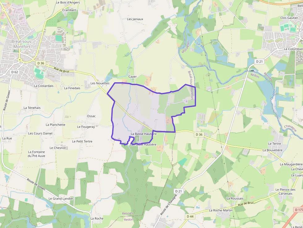 Maison 54 m² trois pièces à vendre à Bréal-sous-Montfort