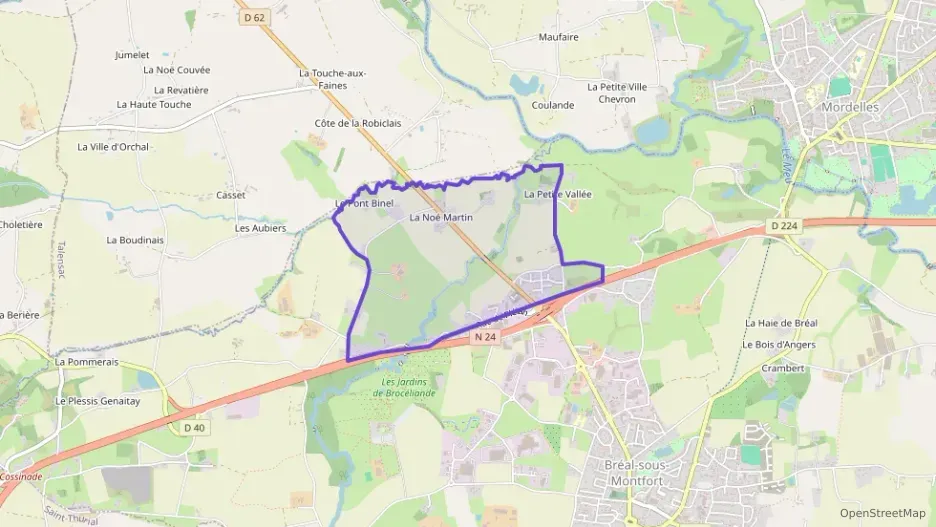 Maison 105 m² cinq pièces à vendre à Bréal-sous-Montfort