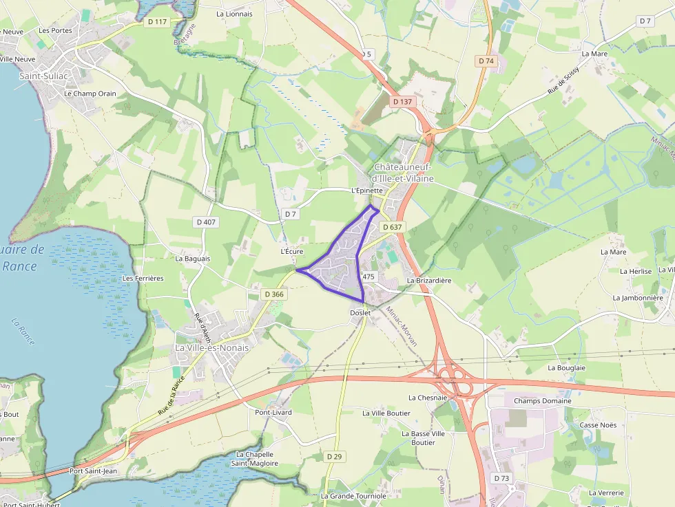 Maison 95 m² quatre pièces à vendre à Châteauneuf-d`Ille-et-Vilaine