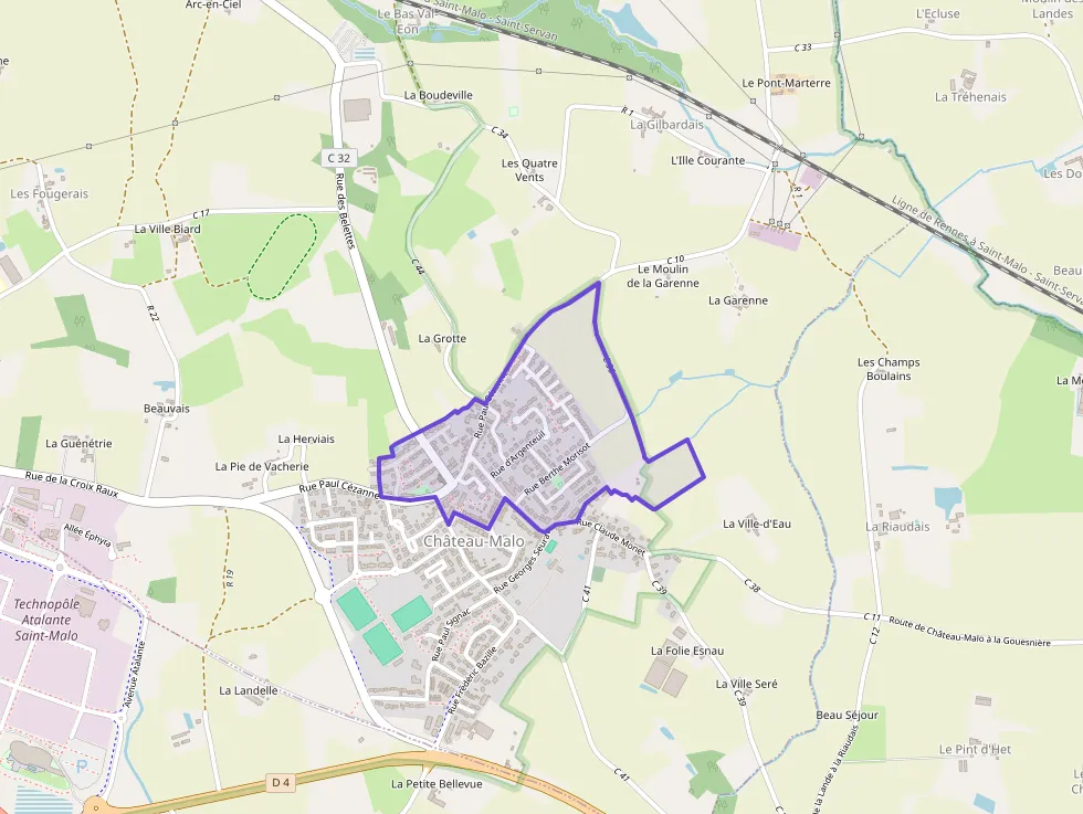 Maison 89 m² quatre pièces à vendre à Saint-Malo