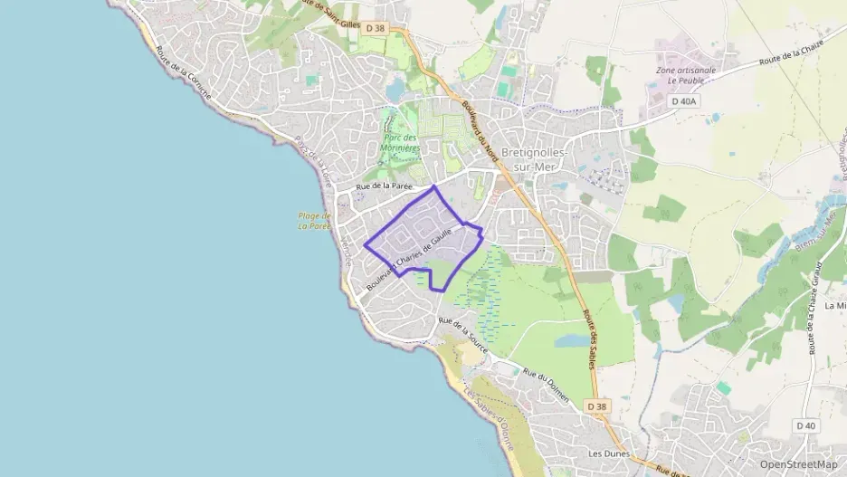 Maison 89 m² cinq pièces à vendre à Bretignolles-sur-Mer Maison 89 m² cinq pièces à vendre à Bretignolles-sur-Mer