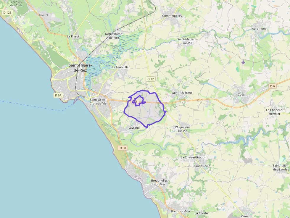 Maison 88 m² trois pièces à vendre à Givrand