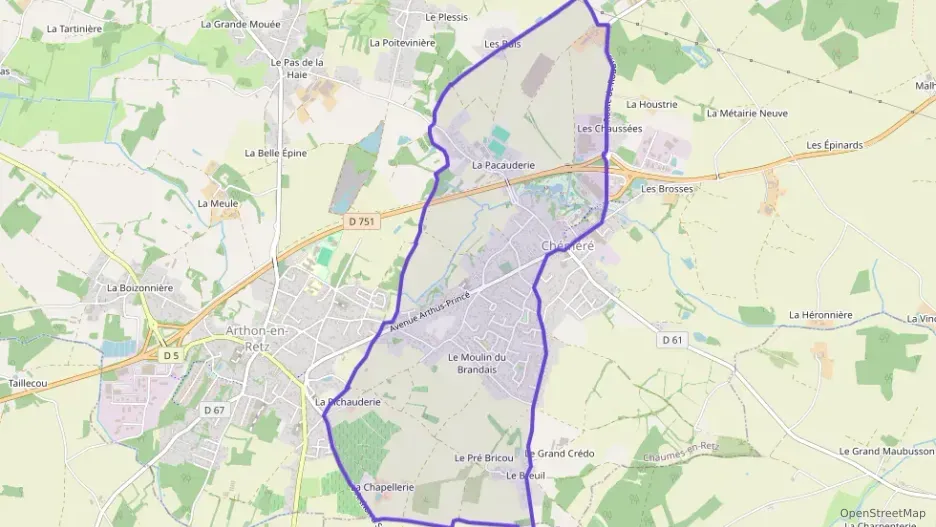 Maison 76 m² trois pièces à vendre à Chaumes-en-Retz Maison 76 m² trois pièces à vendre à Chaumes-en-Retz