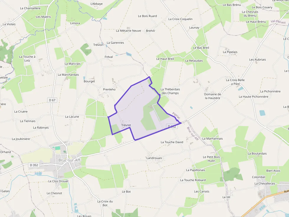 Maison 61 m² trois pièces à vendre à Bruc-sur-Aff