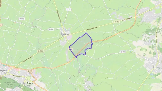 Maison 72 m² trois pièces à vendre à Le Perrier