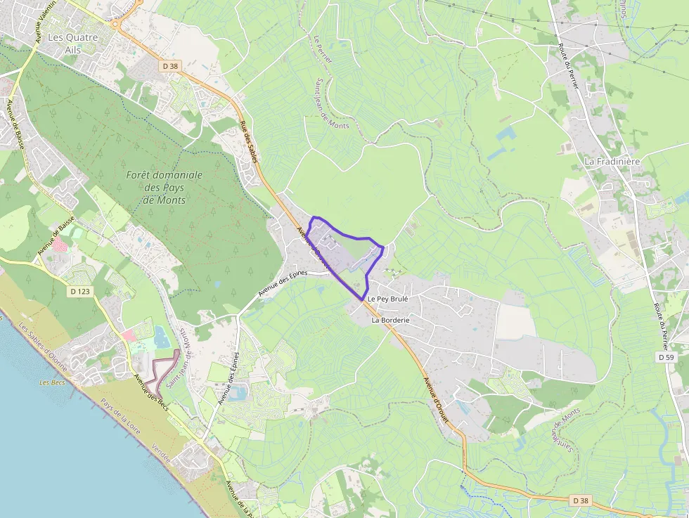 Maison 90 m² quatre pièces à vendre à Saint-Jean-de-Monts