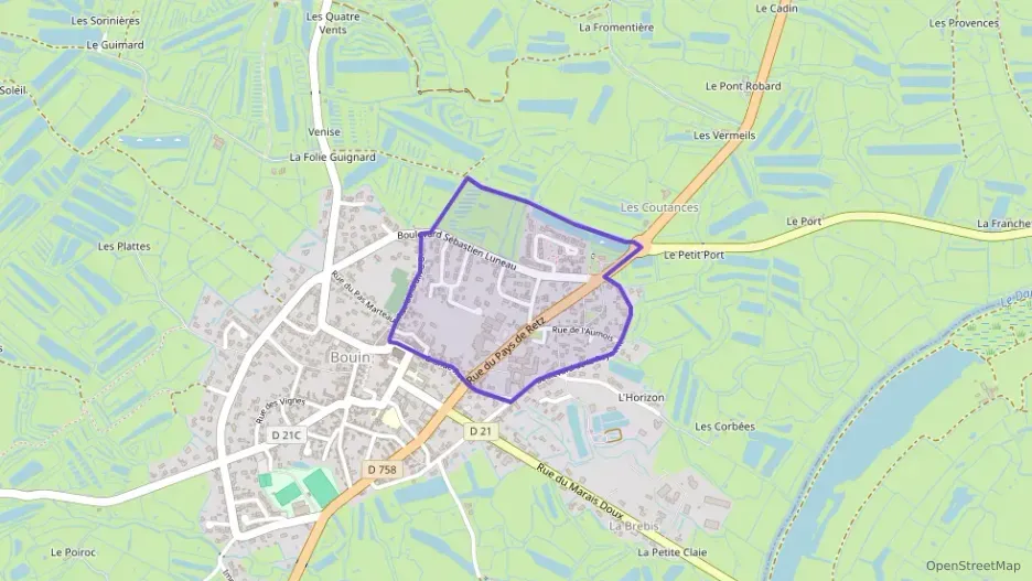 Maison 85 m² quatre pièces à vendre à Bouin