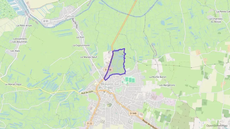 Maison 105 m² cinq pièces à vendre à Beauvoir-sur-Mer Maison 105 m² cinq pièces à vendre à Beauvoir-sur-Mer