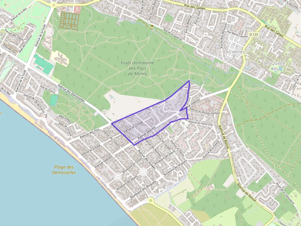 Maison 60 m² quatre pièces à vendre à Saint-Jean-de-Monts