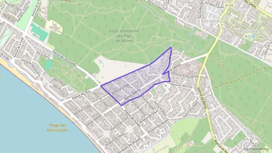 Maison 60 m² quatre pièces à vendre à Saint-Jean-de-Monts