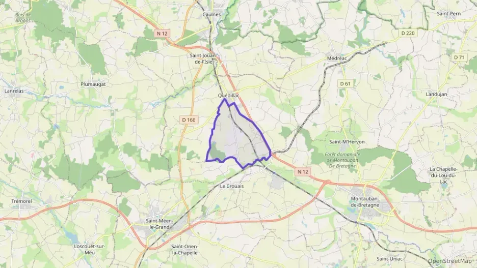 Maison 73 m² trois pièces à vendre à Quédillac Maison 73 m² trois pièces à vendre à Quédillac