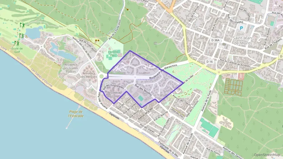 Maison 62 m² trois pièces à vendre à Saint-Jean-de-Monts