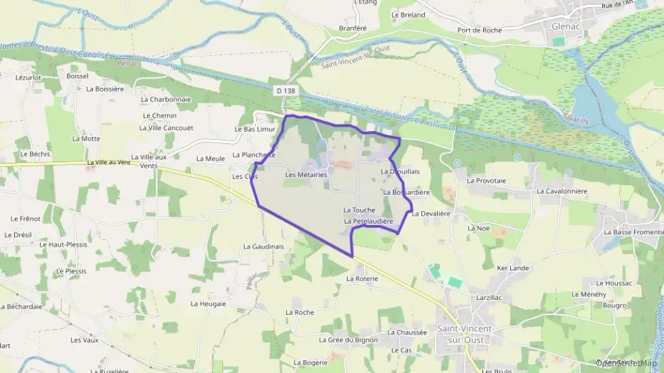 Maison 76 m² quatre pièces à vendre à Saint-Vincent-sur-Oust