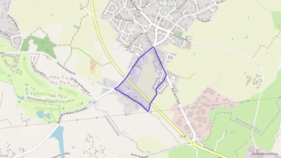 Maison 91 m² quatre pièces à vendre à Saint-André-des-Eaux Maison 91 m² quatre pièces à vendre à Saint-André-des-Eaux