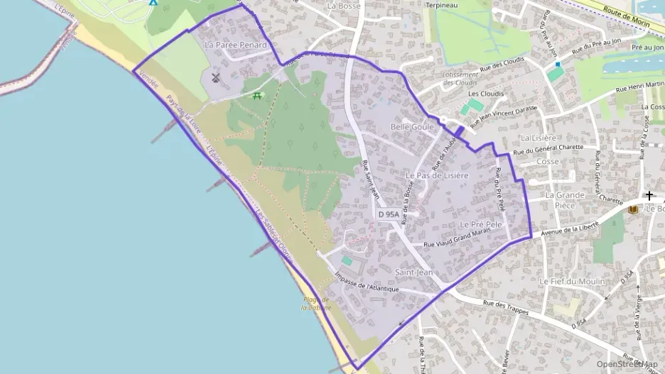 Maison 70 m² trois pièces à vendre à L`Épine