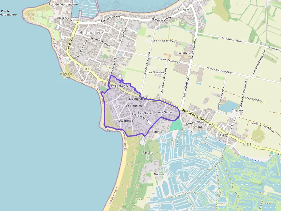 Maison 120 m² quatre pièces à vendre à Noirmoutier-en-l`Île