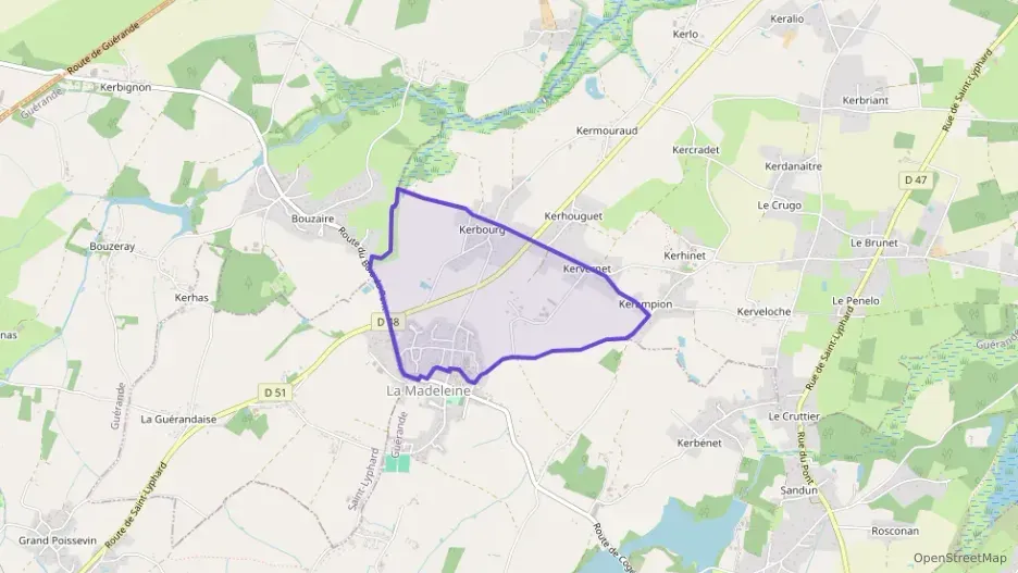 Maison 96 m² quatre pièces à vendre à Saint-Lyphard