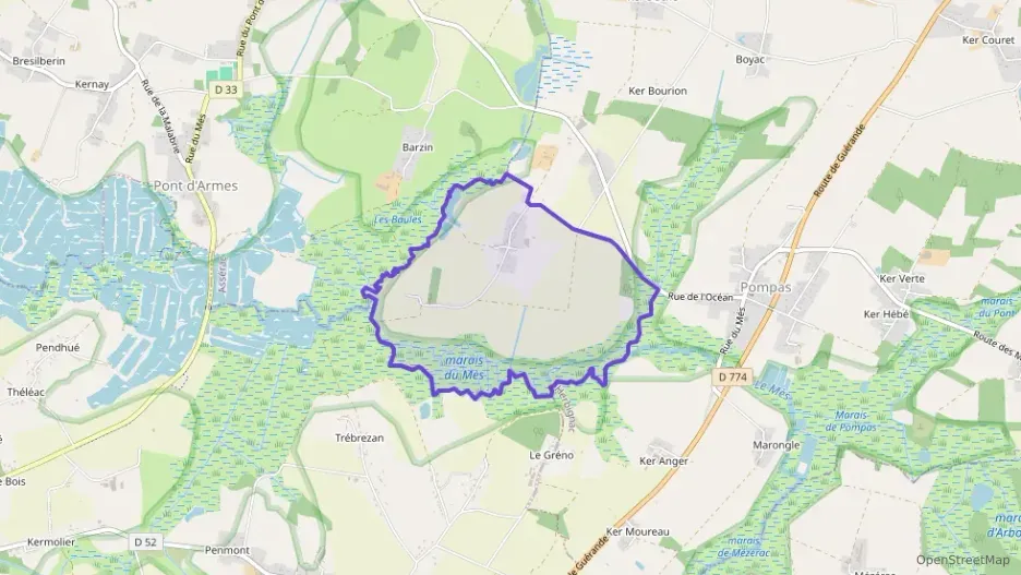 Maison 86 m² quatre pièces à vendre à Herbignac