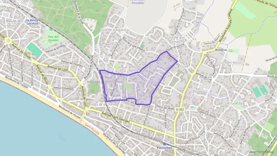 Maison 186 m² six pièces à vendre à La Baule-Escoublac