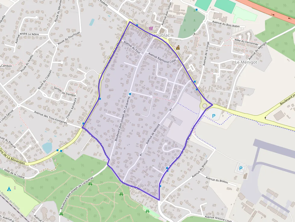 Maison 63 m² quatre pièces à vendre à La Baule-Escoublac