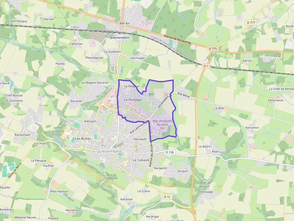 Maison 85 m² quatre pièces à vendre à Questembert